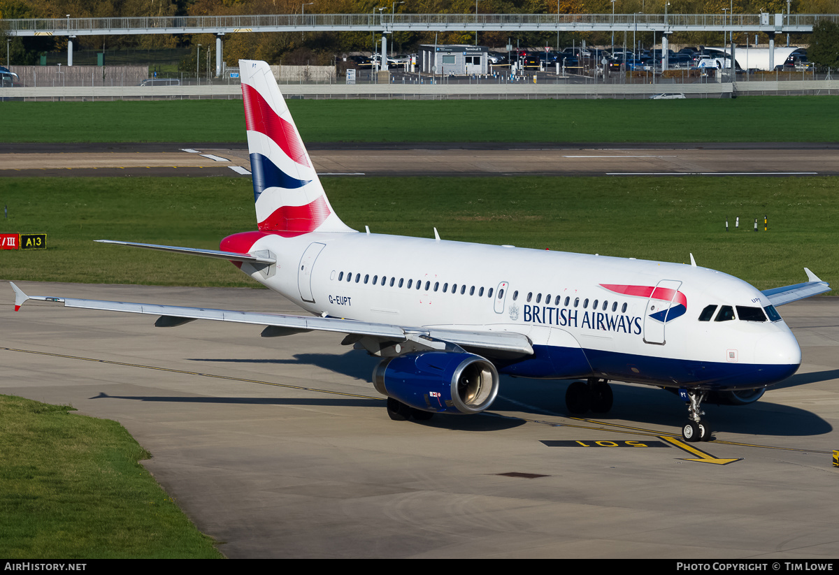 Aircraft Photo of G-EUPT | Airbus A319-131 | British Airways | AirHistory.net #519571