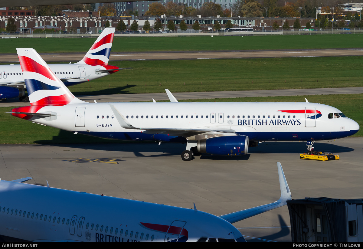 Aircraft Photo of G-EUYW | Airbus A320-232 | British Airways | AirHistory.net #519580