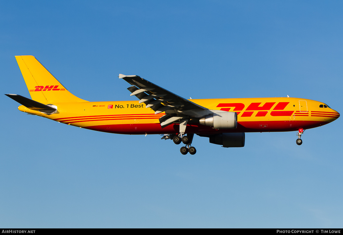 Aircraft Photo of D-AEAC | Airbus A300B4-622R(F) | DHL International | AirHistory.net #519581