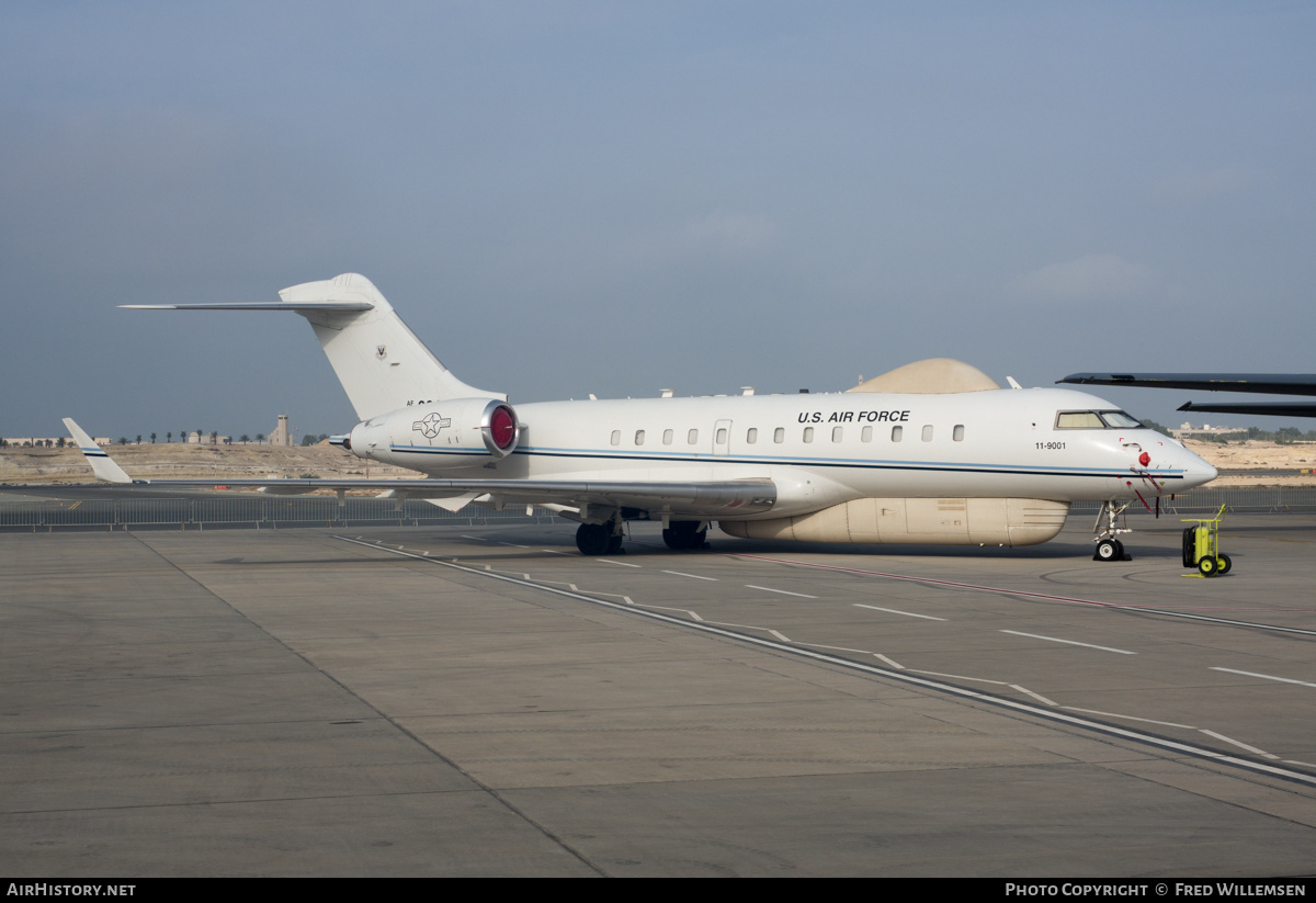 Aircraft Photo of 11-9001 / AF11-001 | Bombardier E-11A (BD-700-1A10) | USA - Air Force | AirHistory.net #519594