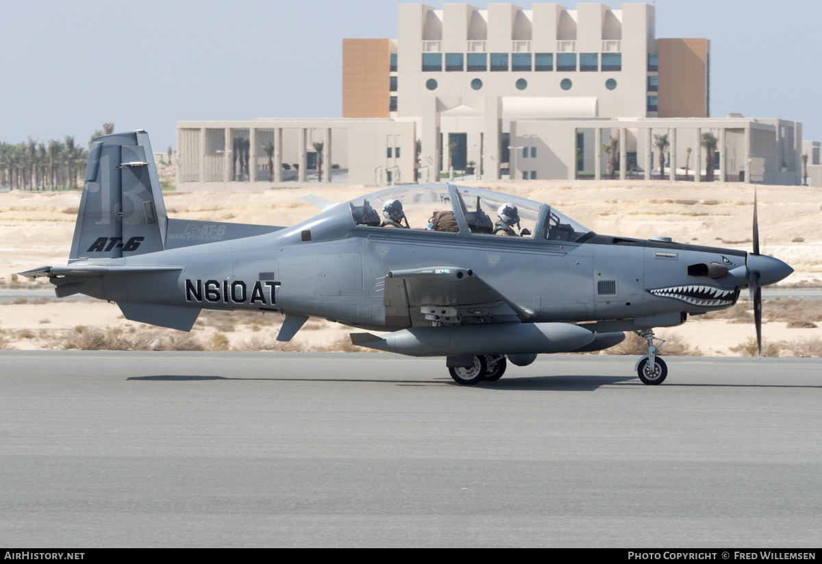 Aircraft Photo of N610AT | Hawker Beechcraft AT-6B Texan II | Hawker Beechcraft | AirHistory.net #519596