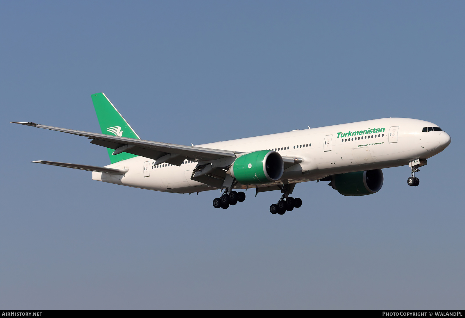 Aircraft Photo of EZ-A778 | Boeing 777-22K/LR | Turkmenistan Airlines | AirHistory.net #519597