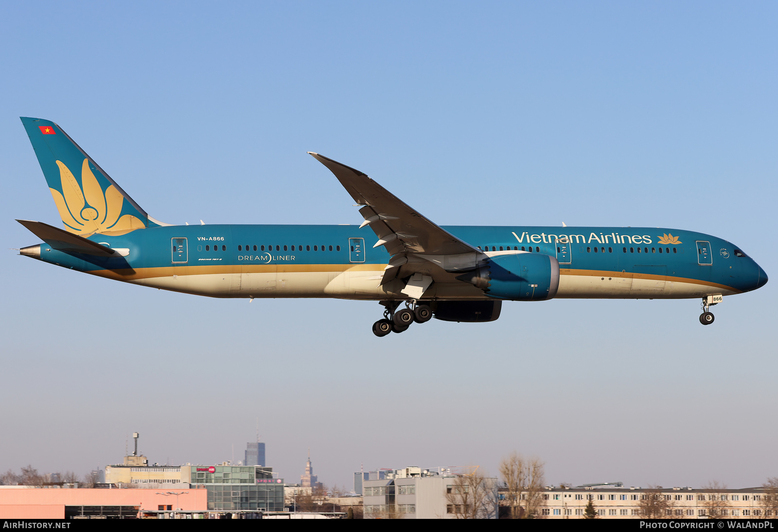 Aircraft Photo of VN-A866 | Boeing 787-9 Dreamliner | Vietnam Airlines | AirHistory.net #519605