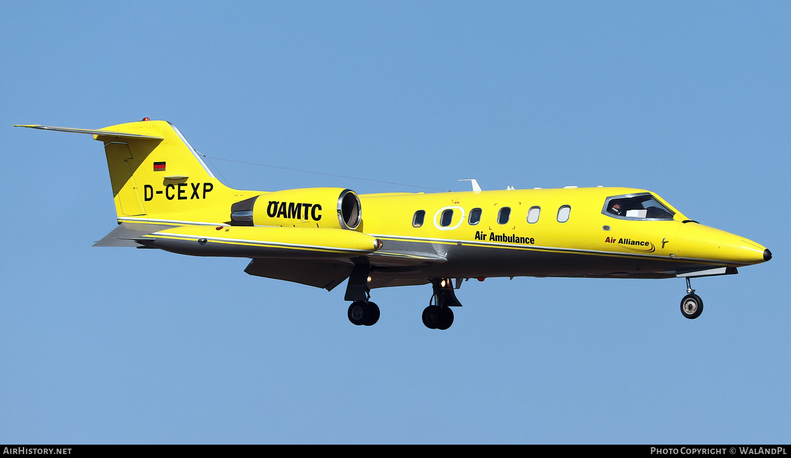 Aircraft Photo of D-CEXP | Gates Learjet 35A | Air Alliance Express | AirHistory.net #519611