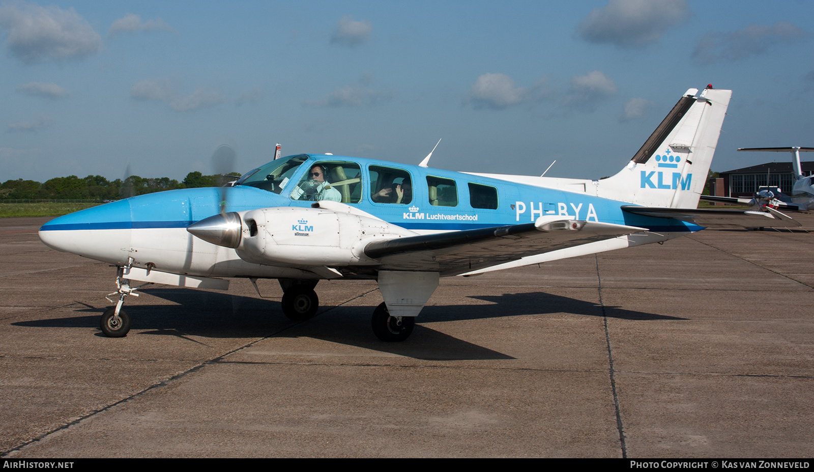 Aircraft Photo of PH-BYA | Beech 58 Baron | KLM Luchtvaartschool | AirHistory.net #519625