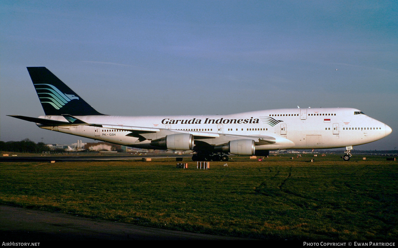 Aircraft Photo of PK-GSH | Boeing 747-4U3 | Garuda Indonesia | AirHistory.net #519637