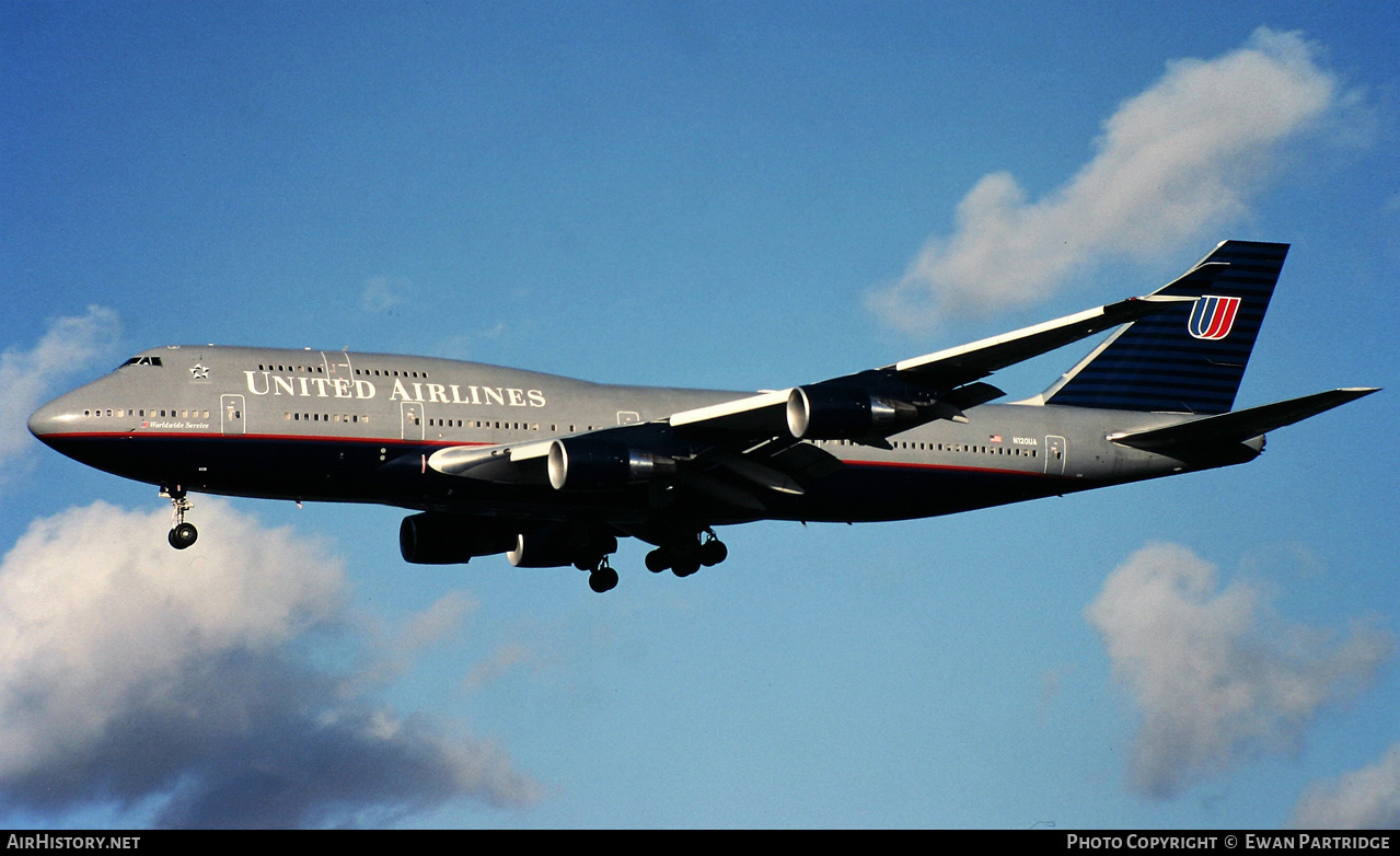 Aircraft Photo of N120UA | Boeing 747-422 | United Airlines | AirHistory.net #519643