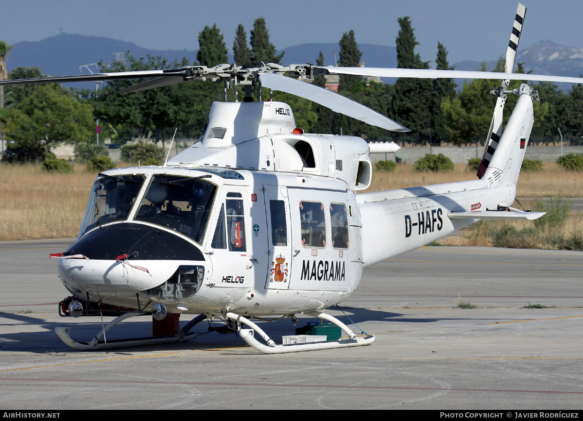 Aircraft Photo of D-HAFS | Agusta AB-412 | FAASA - Fumigación Aérea Andaluza | AirHistory.net #519689