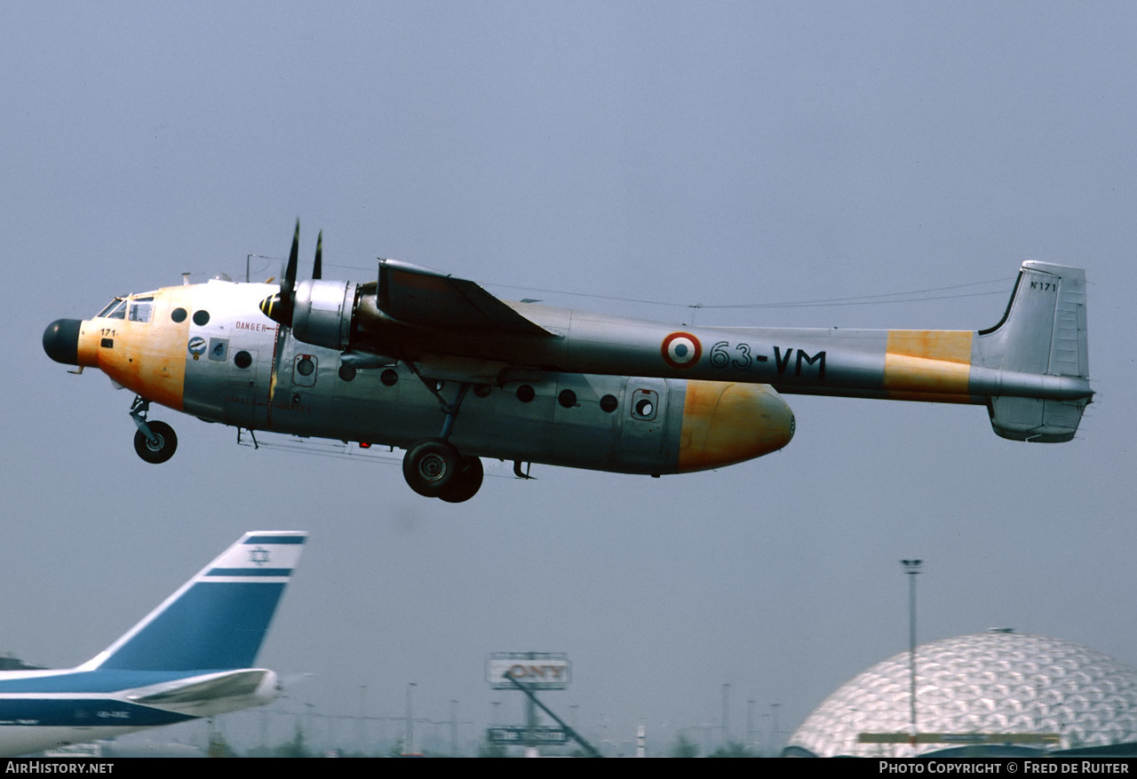 Aircraft Photo of 171 | Nord 2501F-3/RNR Noratlas | France - Air Force | AirHistory.net #519693