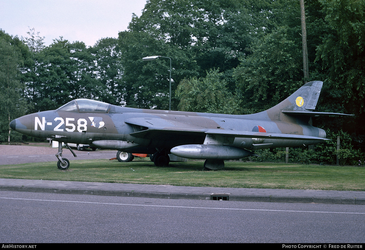 Aircraft Photo of N-258 | Hawker Hunter F6 | Netherlands - Air Force | AirHistory.net #519696