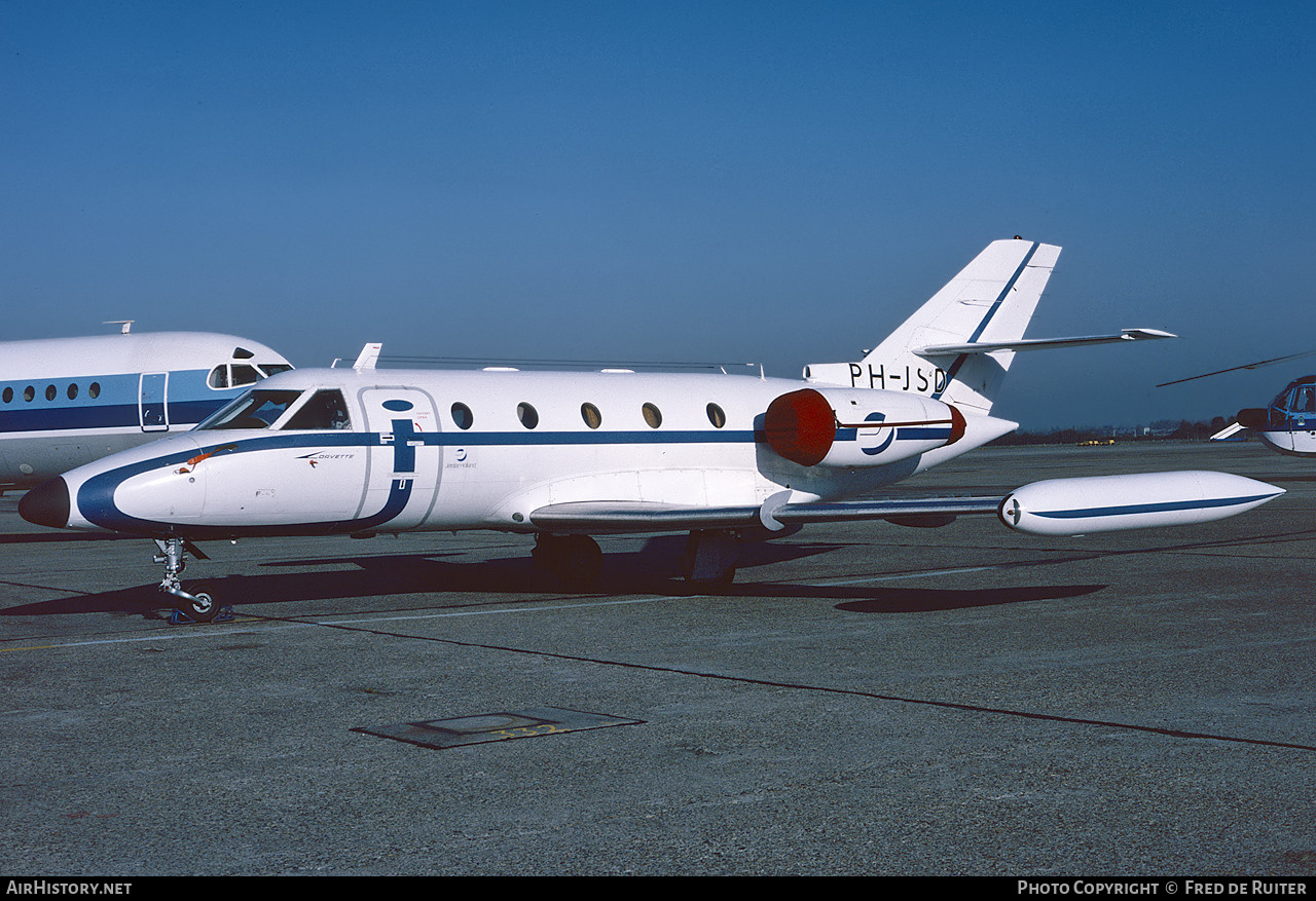 Aircraft Photo of PH-JSD | Aerospatiale SN-601 Corvette 100 | Jetstar Holland | AirHistory.net #519708