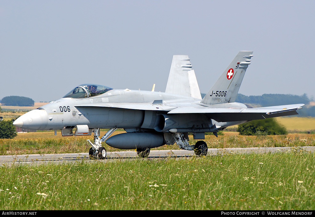 Aircraft Photo of J-5006 | McDonnell Douglas F/A-18C Hornet | Switzerland - Air Force | AirHistory.net #519717