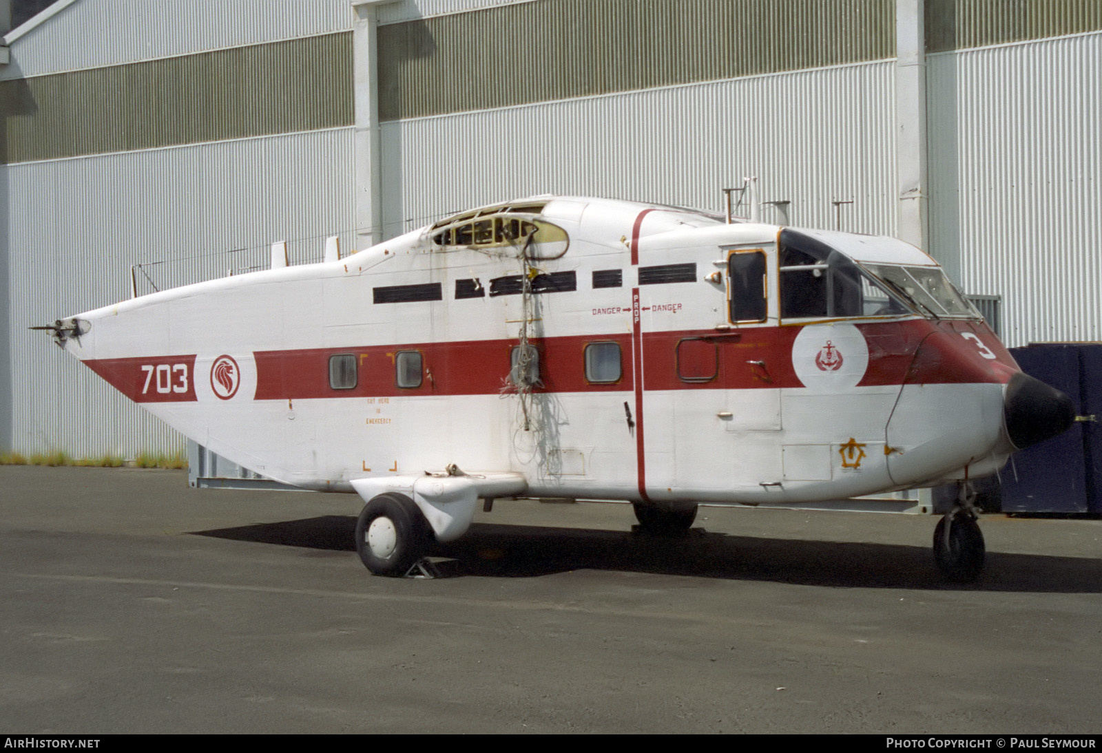 Aircraft Photo of 703 | Short SC.7 Skyvan 3M-400 | Singapore - Air Force | AirHistory.net #519746