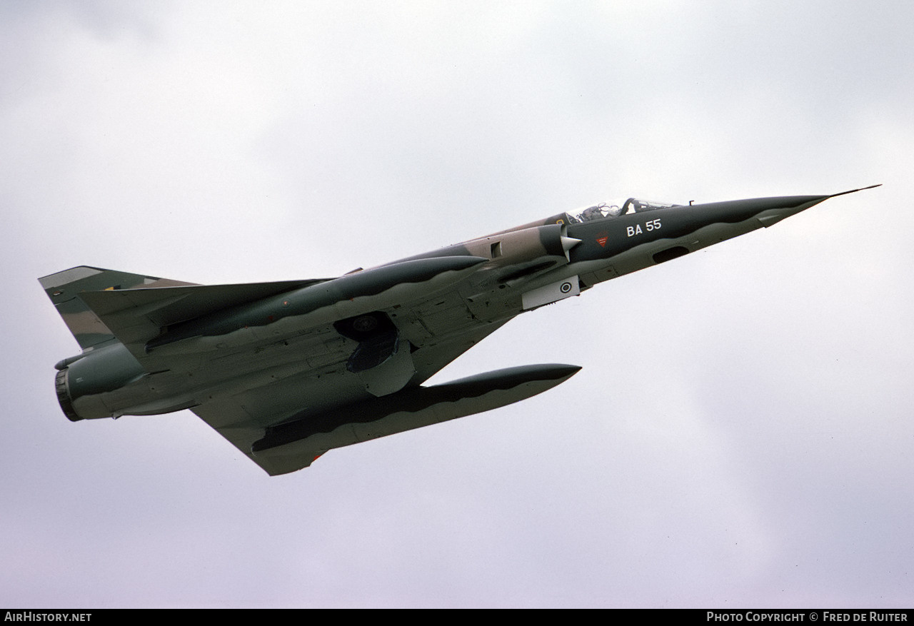 Aircraft Photo of BA55 | Dassault Mirage 5BA | Belgium - Air Force | AirHistory.net #519767