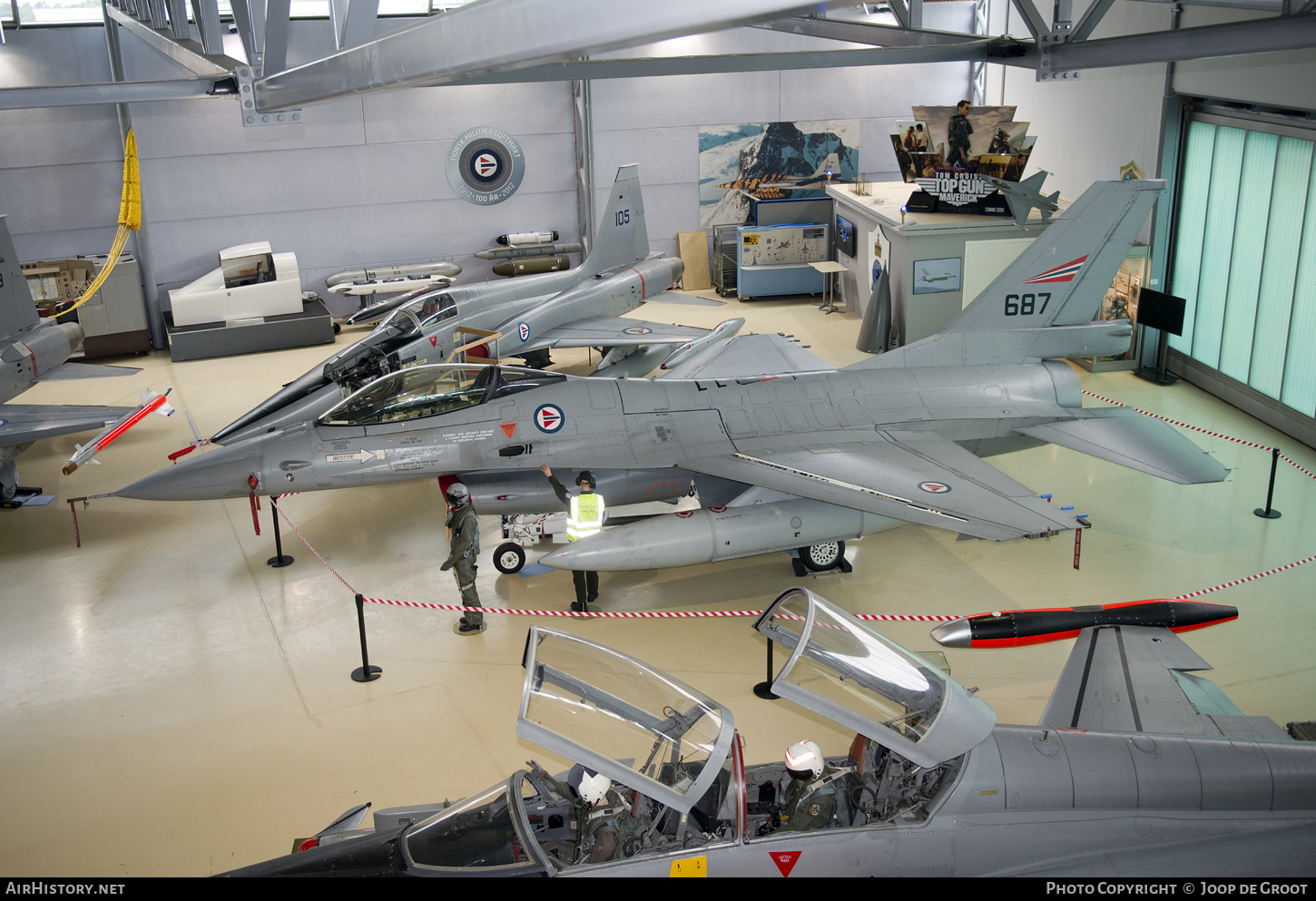 Aircraft Photo of 687 | General Dynamics F-16AM Fighting Falcon | Norway - Air Force | AirHistory.net #519777