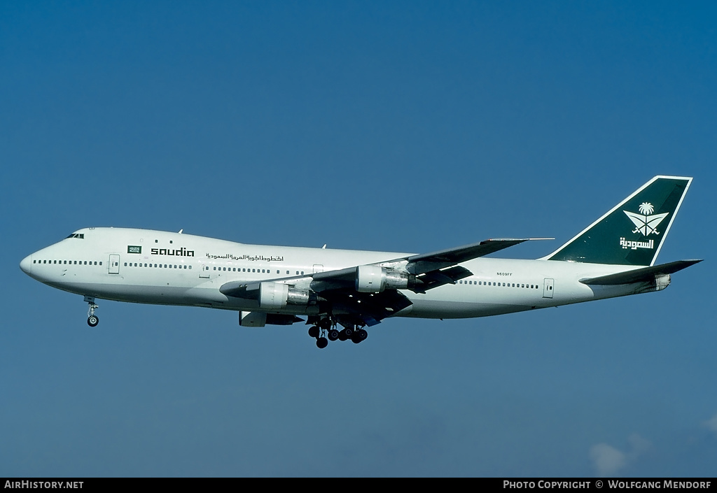 Aircraft Photo of N609FF | Boeing 747-121 | Saudia - Saudi Arabian Airlines | AirHistory.net #519780