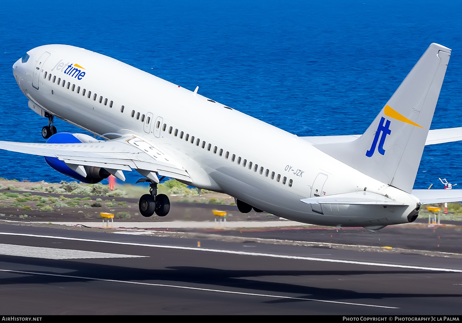 Aircraft Photo of OY-JZK | Boeing 737-86Q | Jettime | AirHistory.net #519784