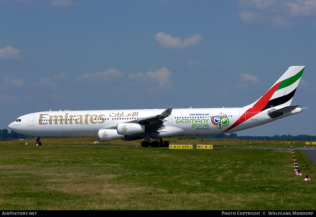 Aircraft Photo of A6-ERS | Airbus A340-313X | Emirates | AirHistory.net #519788