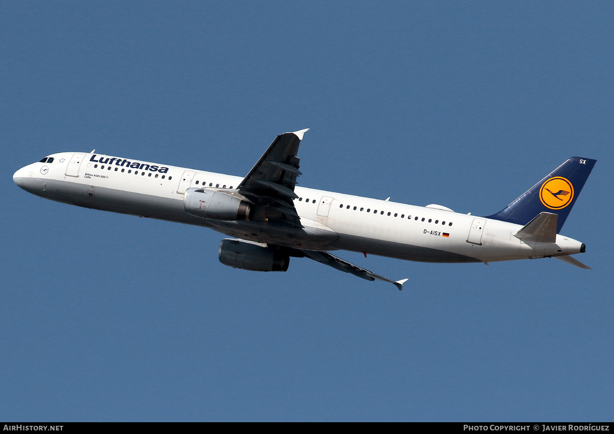 Aircraft Photo of D-AISX | Airbus A321-231 | Lufthansa | AirHistory.net #519796