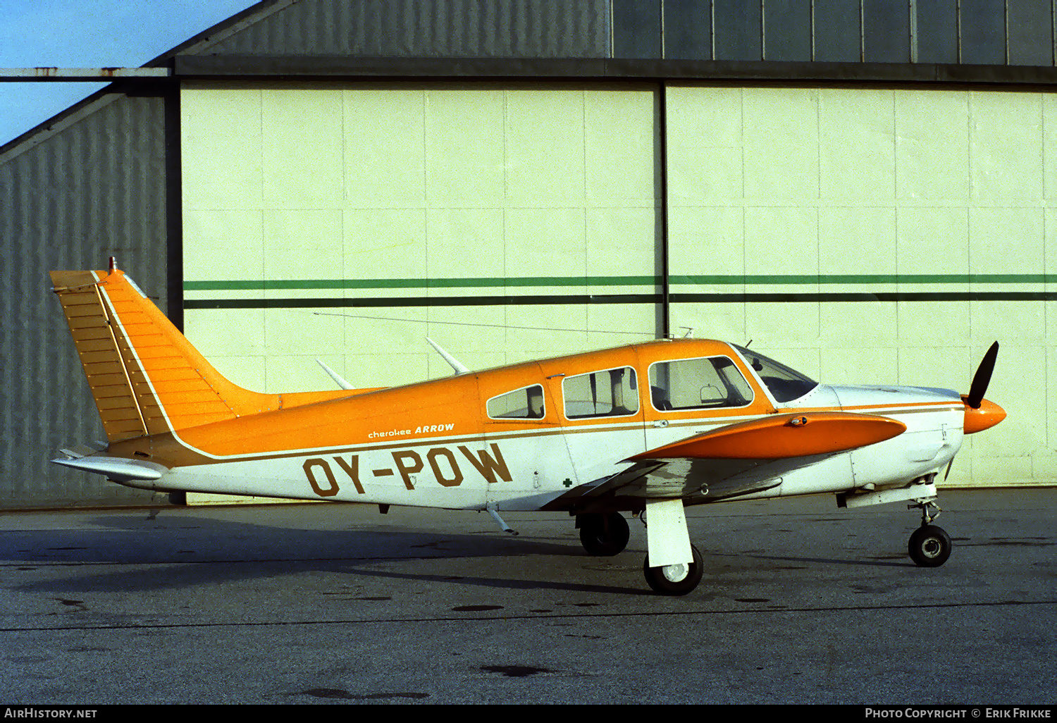 Aircraft Photo of OY-POW | Piper PA-28R-200 Cherokee Arrow II | AirHistory.net #519810