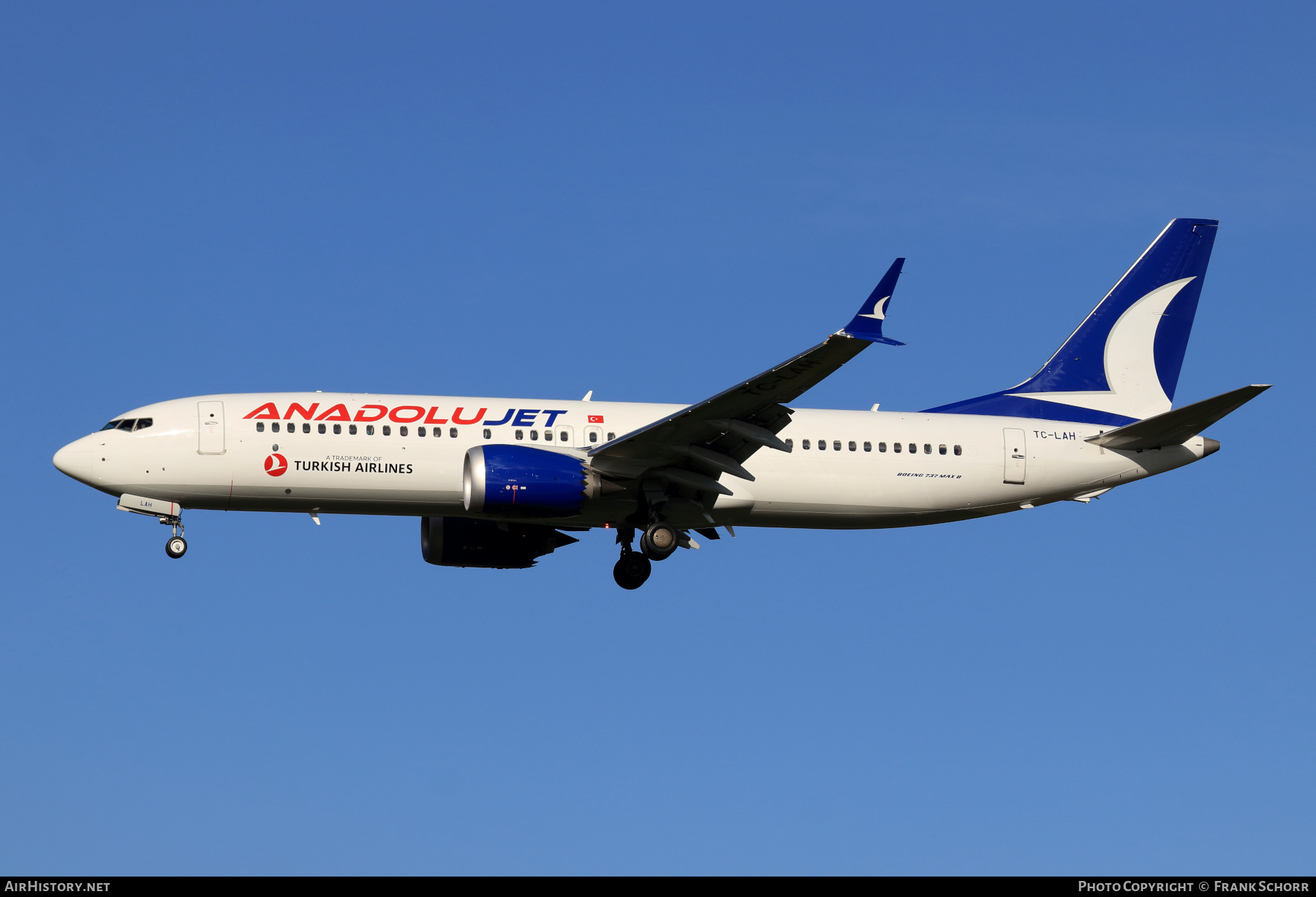 Aircraft Photo of TC-LAH | Boeing 737-8 Max 8 | AnadoluJet | AirHistory.net #519821