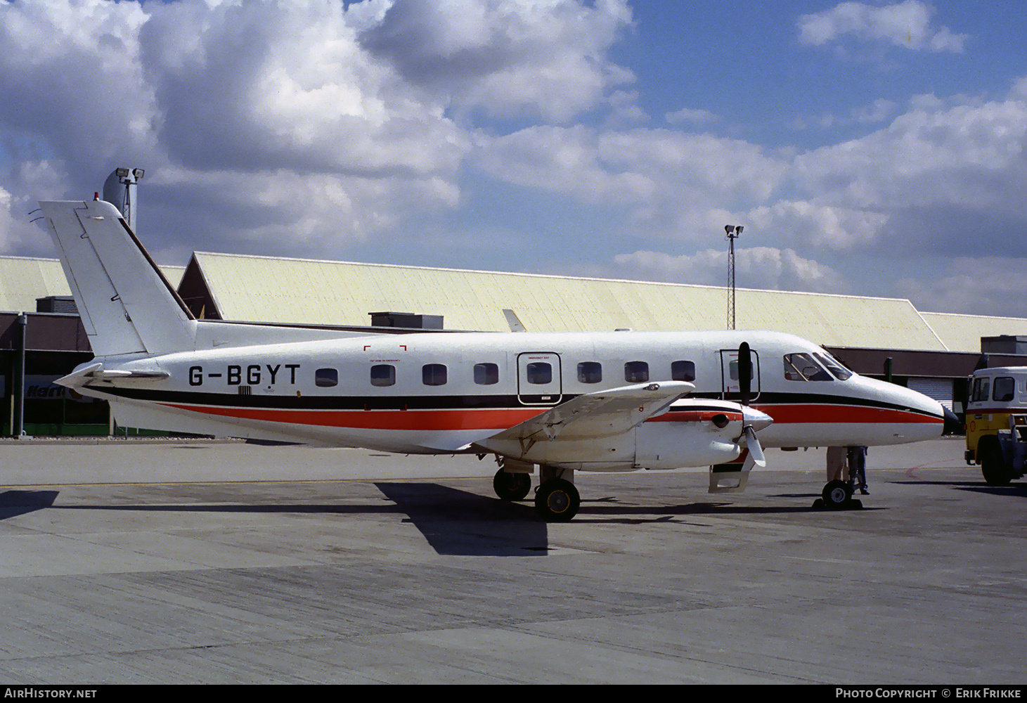 Aircraft Photo of G-BGYT | Embraer EMB-110P1 Bandeirante | Jersey European Airways | AirHistory.net #519834