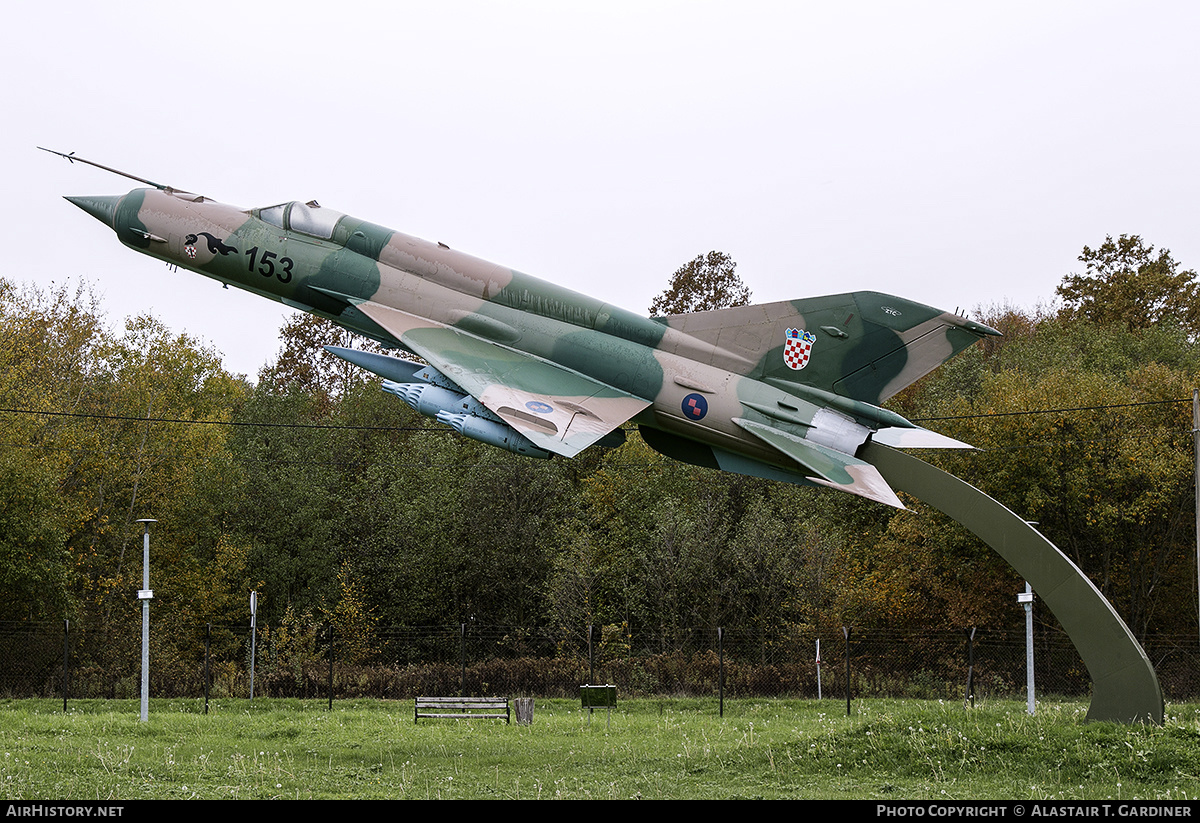 Aircraft Photo of 153 | Mikoyan-Gurevich MiG-21bis | Croatia - Air Force | AirHistory.net #519871