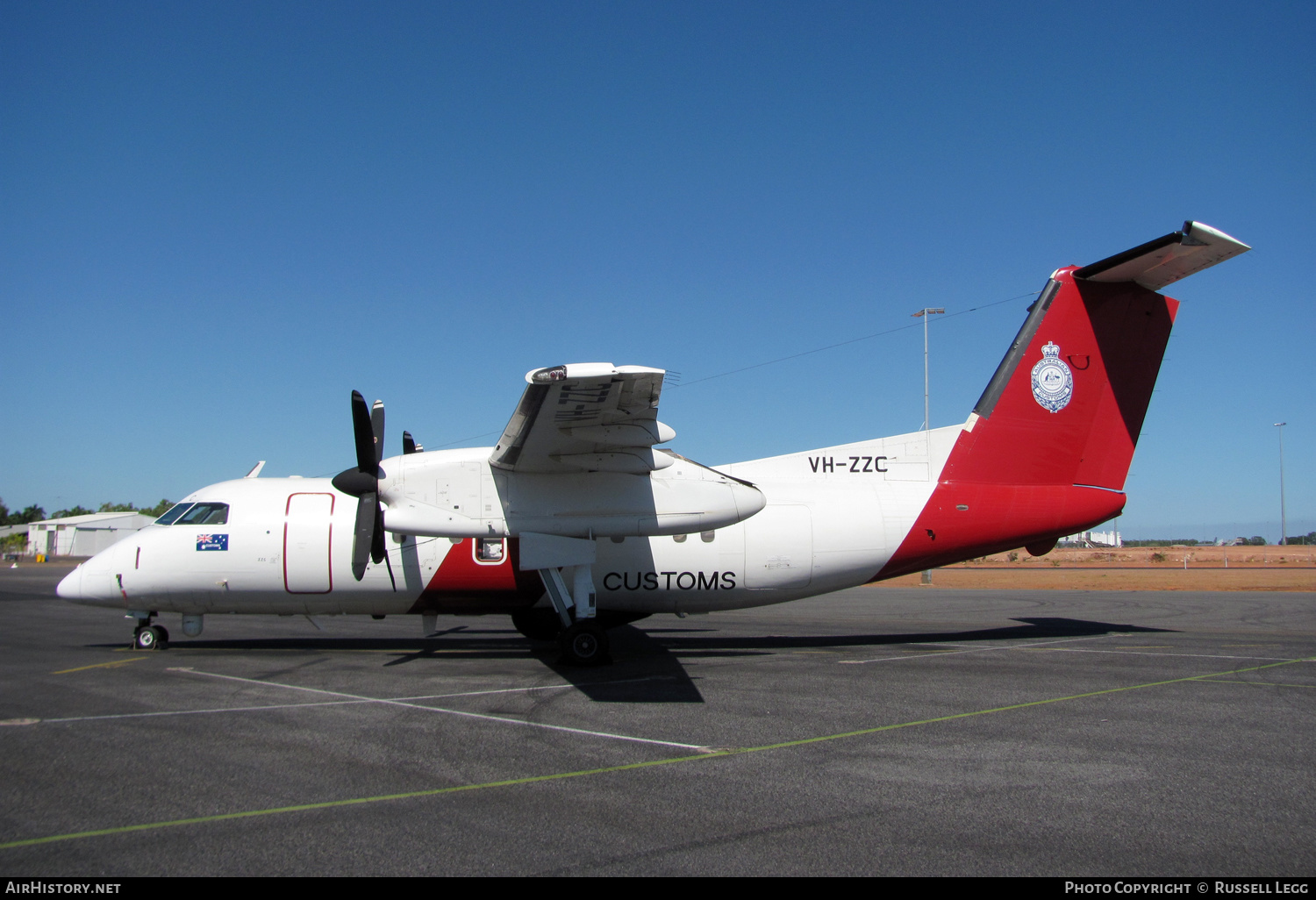 Aircraft Photo of VH-ZZC | De Havilland Canada DHC-8-202 Dash 8 | Australian Customs | AirHistory.net #519876