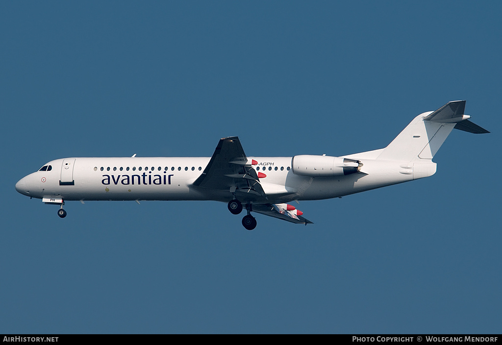 Aircraft Photo of D-AGPH | Fokker 100 (F28-0100) | Avanti Air | AirHistory.net #519883