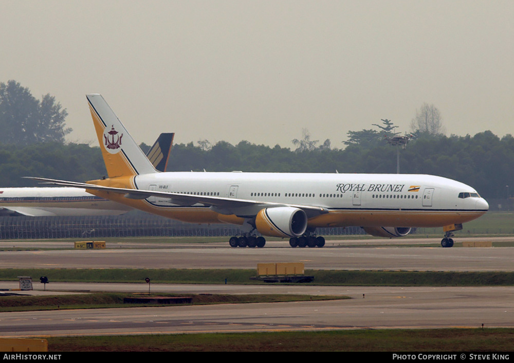 Aircraft Photo of V8-BLE | Boeing 777-212/ER | Royal Brunei Airlines | AirHistory.net #519900