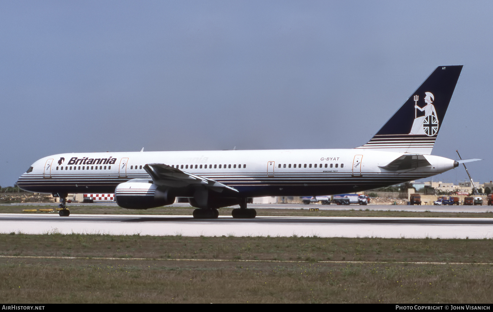 Aircraft Photo of G-BYAT | Boeing 757-204 | Britannia Airways | AirHistory.net #519904