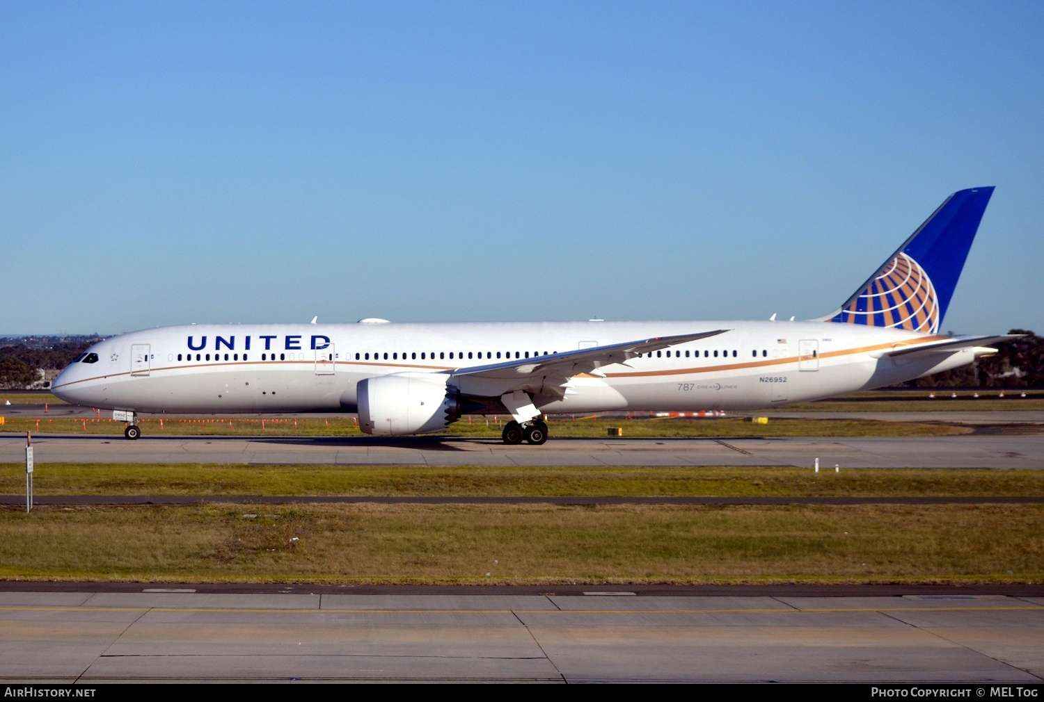 Aircraft Photo of N26952 | Boeing 787-9 Dreamliner | United Airlines | AirHistory.net #519912