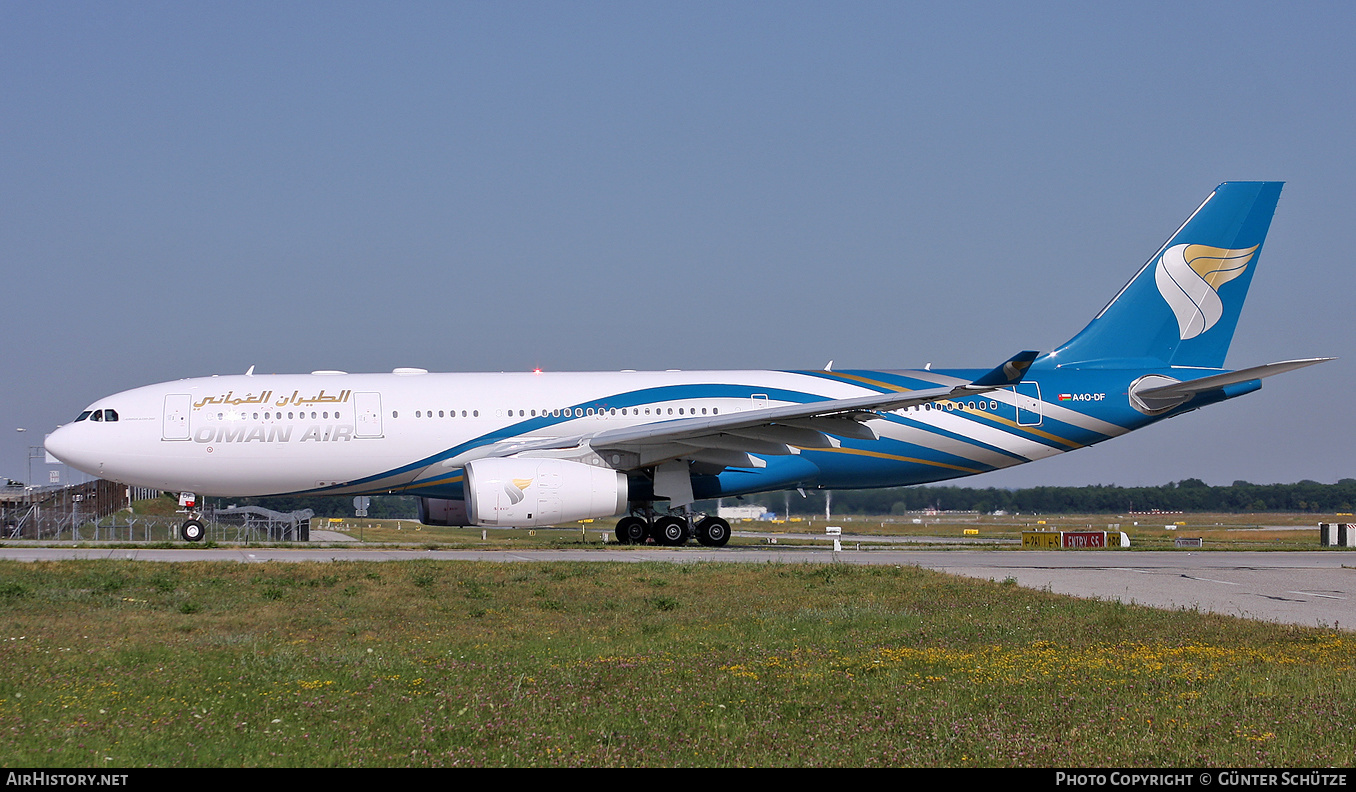 Aircraft Photo of A4O-DF | Airbus A330-243 | Oman Air | AirHistory.net #519937