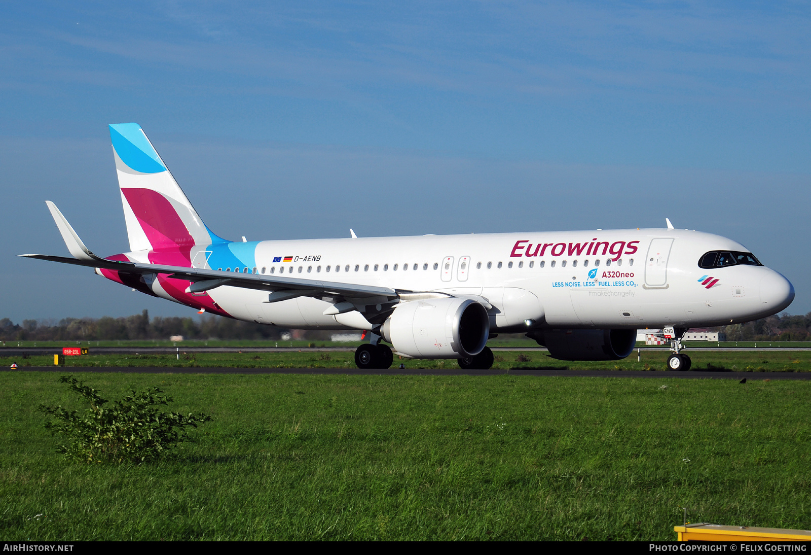 Aircraft Photo of D-AENB | Airbus A320-251N | Eurowings | AirHistory.net #519938