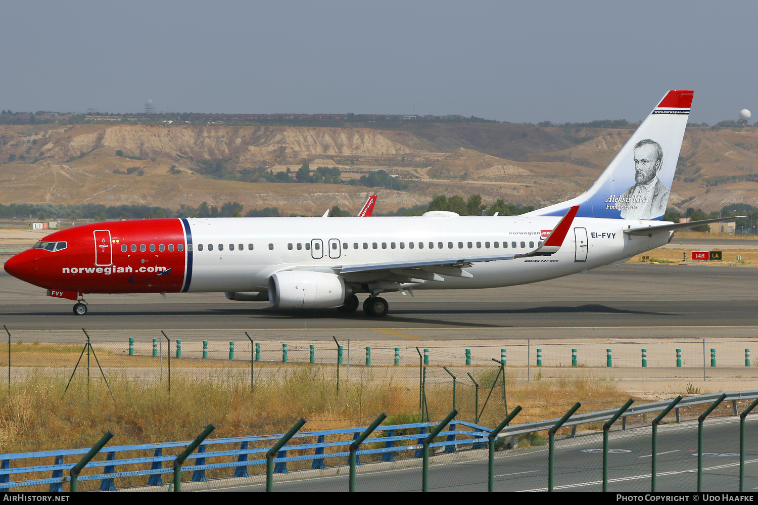 Aircraft Photo of EI-FVY | Boeing 737-800 | Norwegian | AirHistory.net #519947