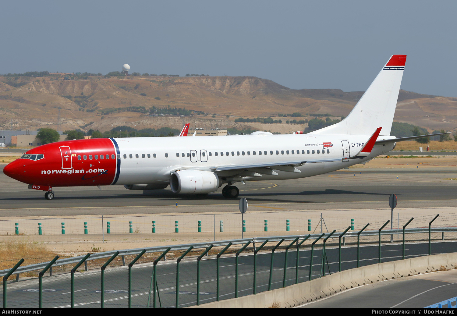 Aircraft Photo of EI-FHD | Boeing 737-8JP | Norwegian | AirHistory.net #519972