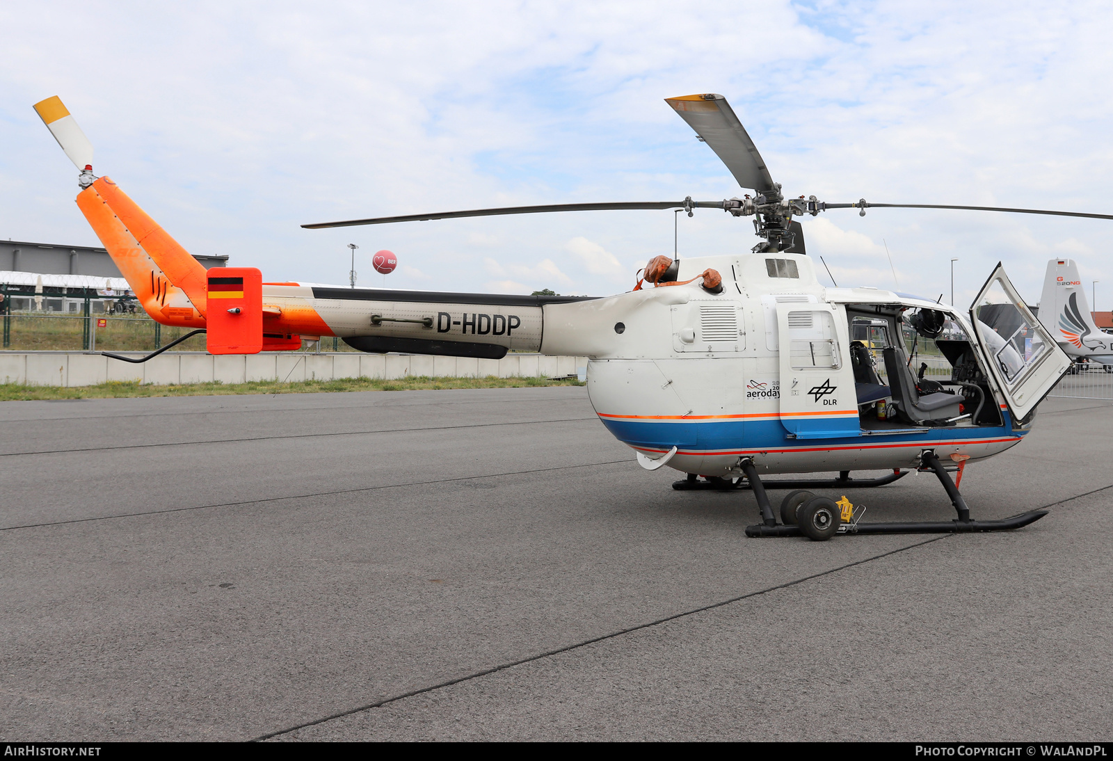 Aircraft Photo of D-HDDP | MBB BO-105C | DLR - Deutsches Zentrum für Luft- und Raumfahrt | AirHistory.net #519978