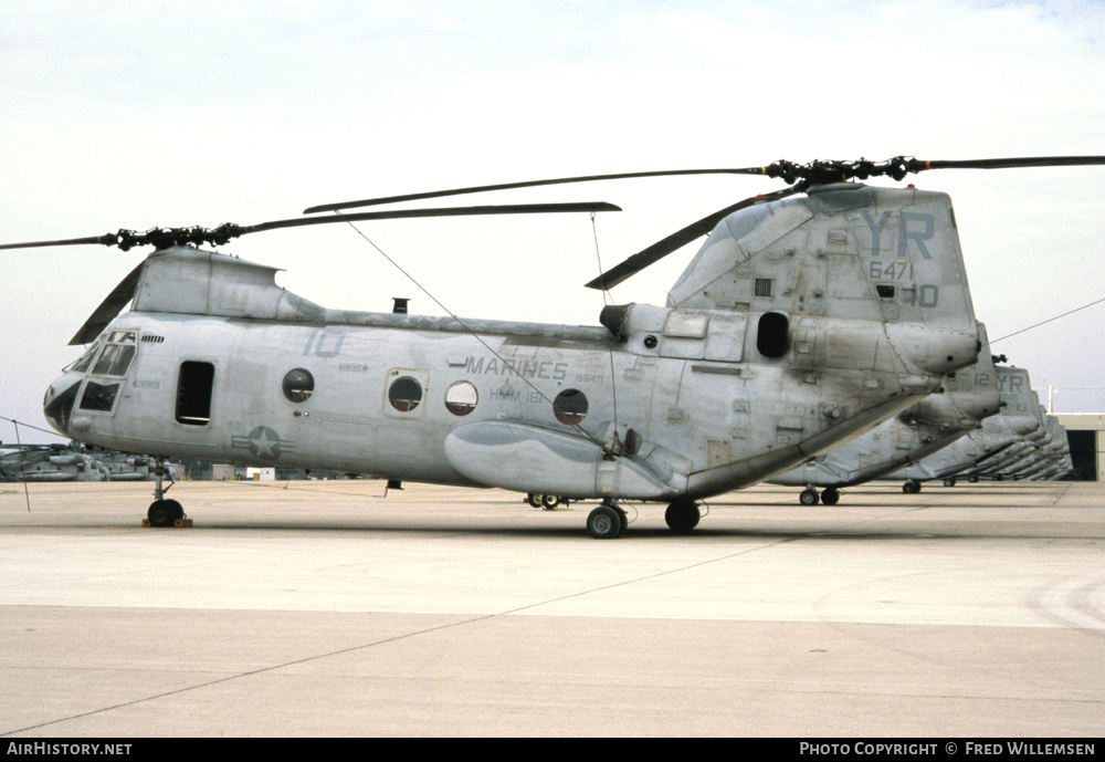 Aircraft Photo of 156471 | Boeing Vertol CH-46E Sea Knight | USA - Marines | AirHistory.net #519991