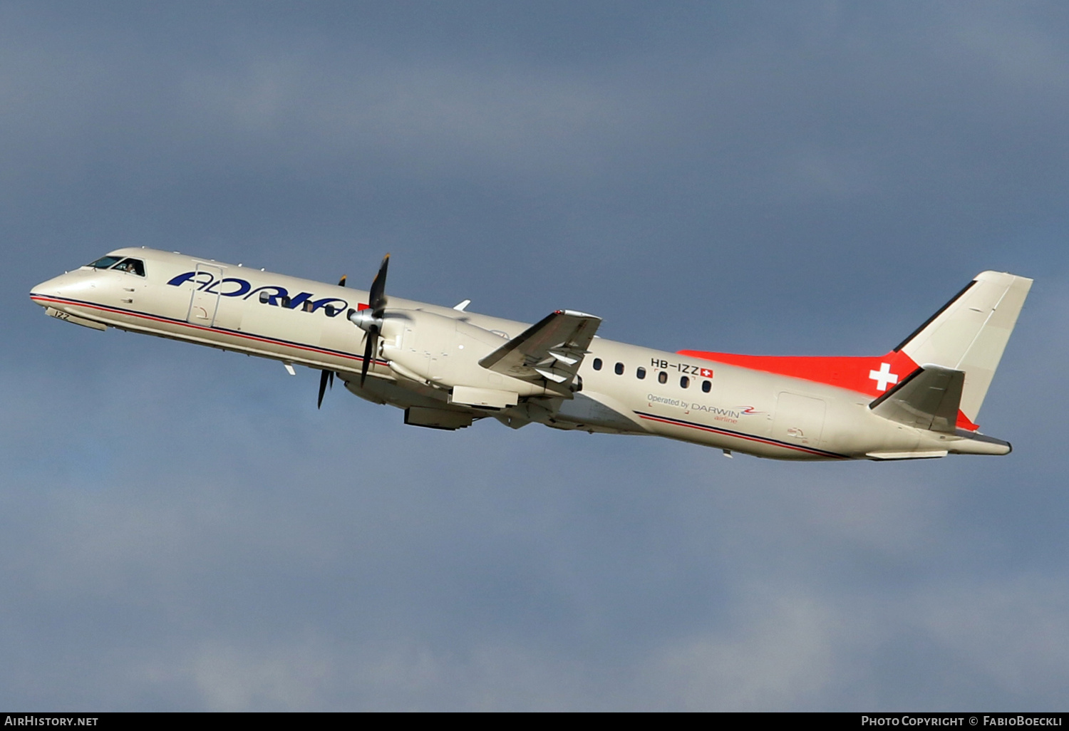 Aircraft Photo of HB-IZZ | Saab 2000 | Adria Airways Switzerland | AirHistory.net #519998