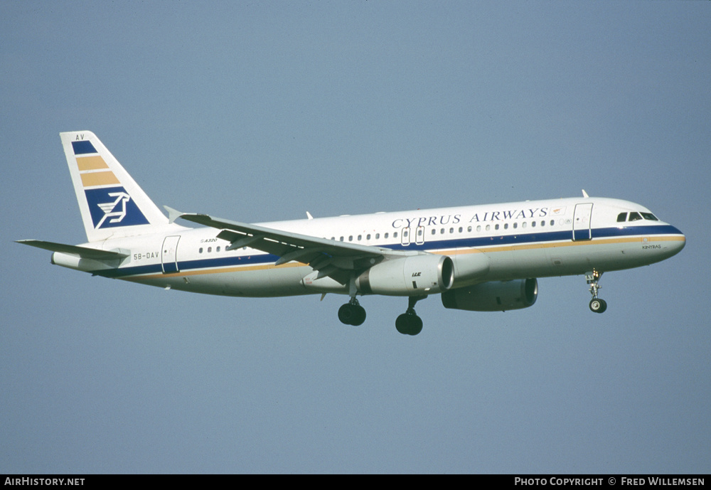 Aircraft Photo of 5B-DAV | Airbus A320-231 | Cyprus Airways | AirHistory.net #520043