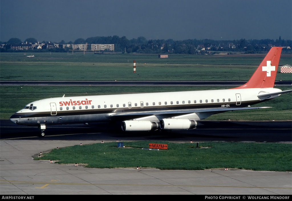 Aircraft Photo of HB-IDL | McDonnell Douglas DC-8-62 | Swissair | AirHistory.net #520065