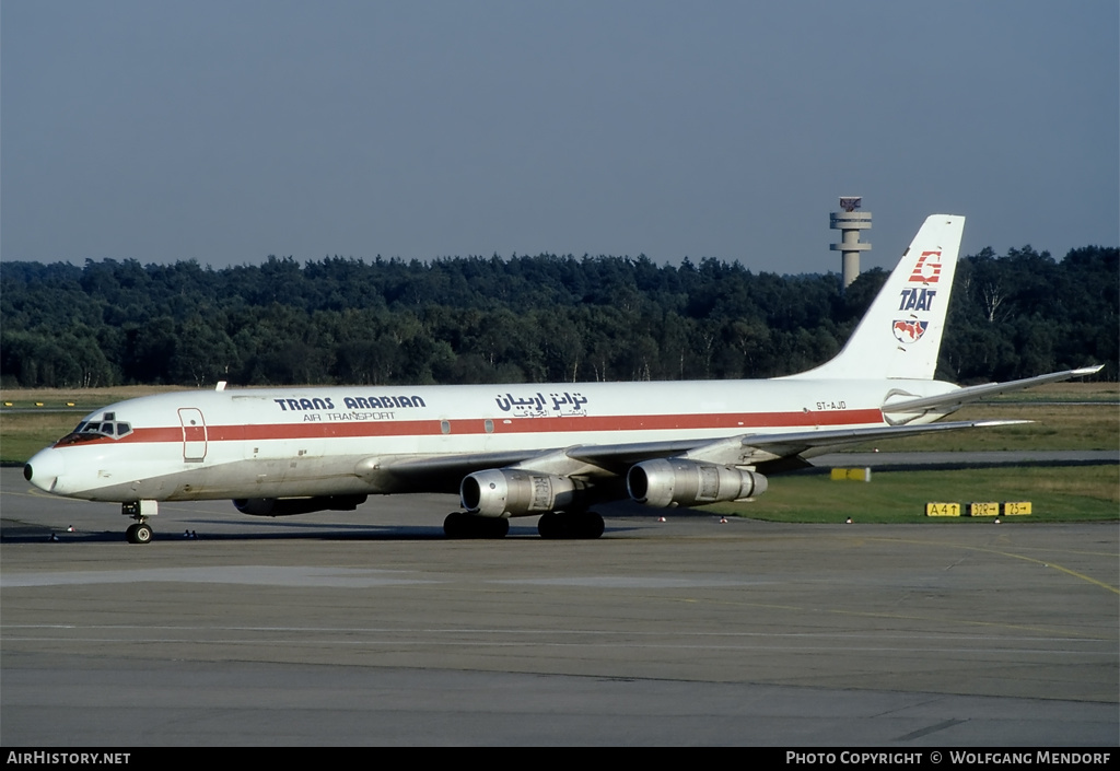 Aircraft Photo of ST-AJD | Douglas DC-8-55(F) | Trans Arabian Air Transport - TAAT | AirHistory.net #520066