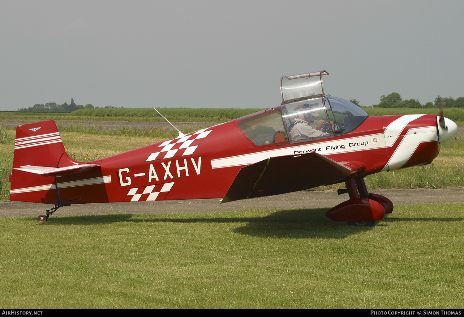 Aircraft Photo of G-AXHV | SAN Jodel D-117A | Derwent Flying Group | AirHistory.net #520095