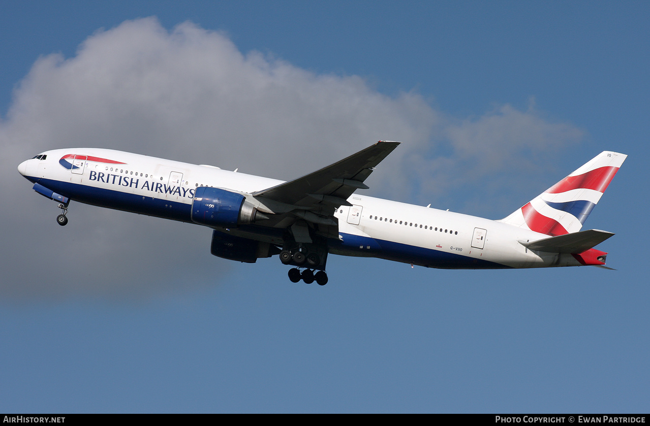 Aircraft Photo of G-VIIO | Boeing 777-236/ER | British Airways | AirHistory.net #520131