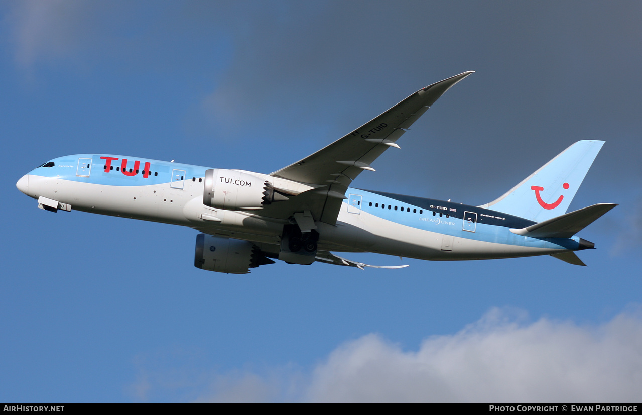 Aircraft Photo of G-TUID | Boeing 787-8 Dreamliner | TUI | AirHistory.net #520156