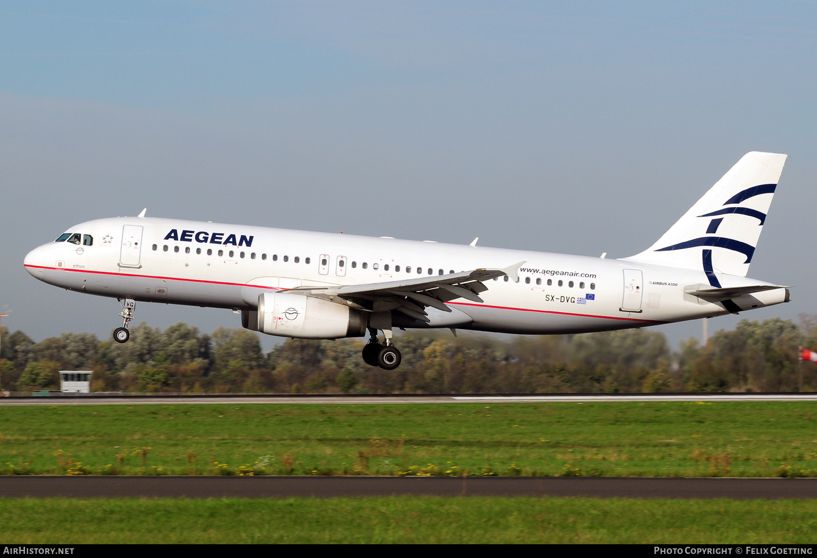 Aircraft Photo of SX-DVG | Airbus A320-232 | Aegean Airlines | AirHistory.net #520181