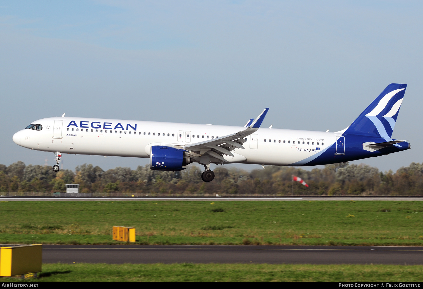 Aircraft Photo of SX-NAJ | Airbus A321-271NX | Aegean Airlines | AirHistory.net #520210