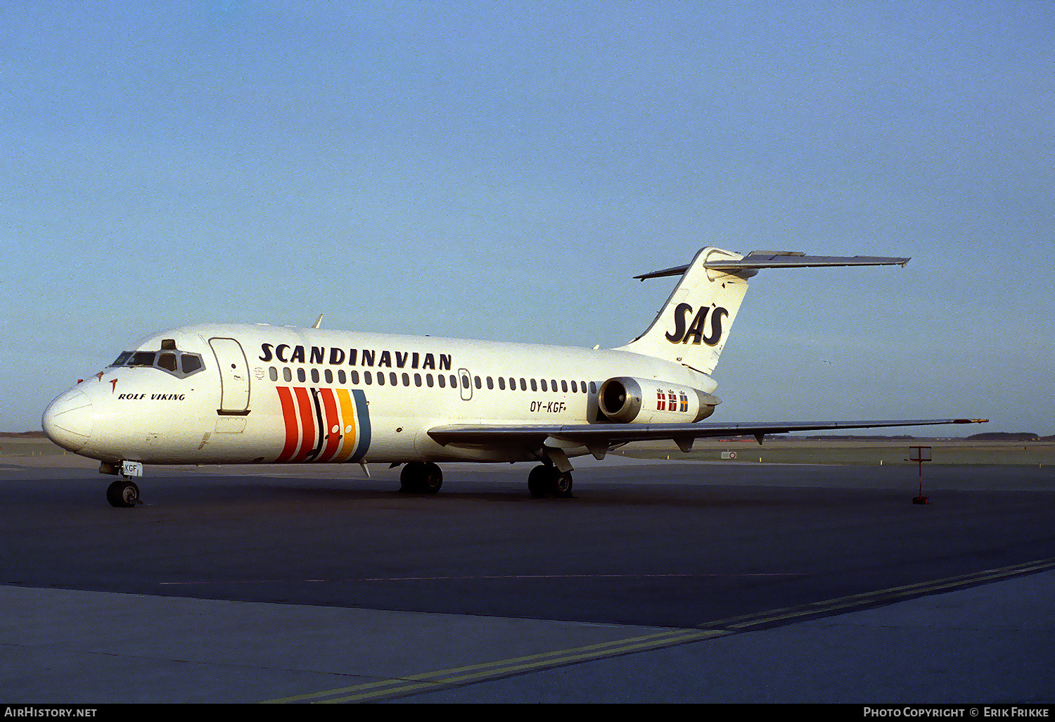 Aircraft Photo of OY-KGF | McDonnell Douglas DC-9-21 | Scandinavian Airlines - SAS | AirHistory.net #520217