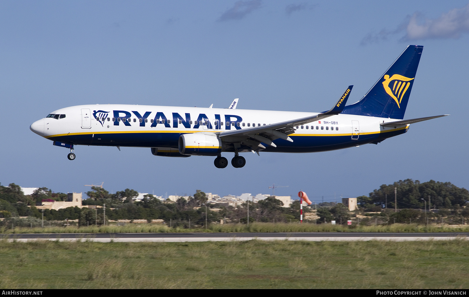 Aircraft Photo of 9H-QBX | Boeing 737-8AS | Ryanair | AirHistory.net #520221