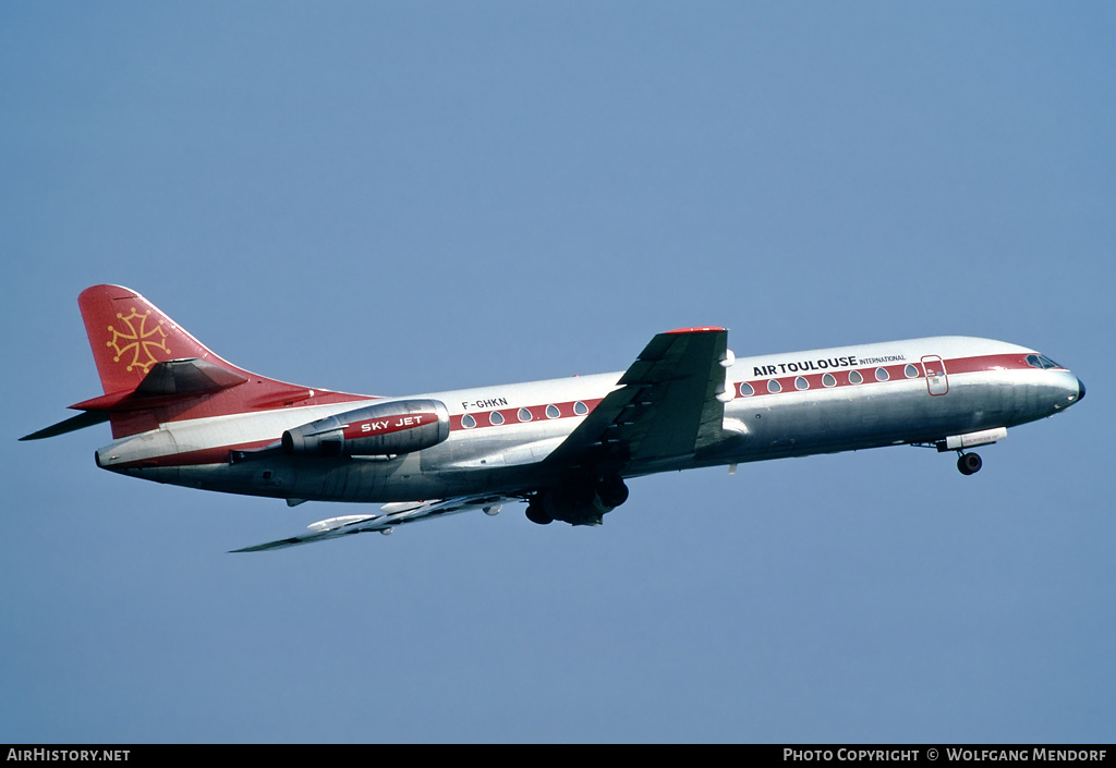 Aircraft Photo of F-GHKN | Sud SE-210 Caravelle 10B3 Super B | Air Toulouse International | AirHistory.net #520222